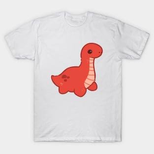 Plesiosaur (Red) T-Shirt